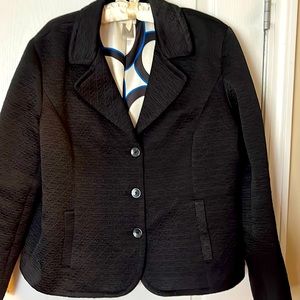 Chicos jacket black size 2 (equal to normal sizing 10-12)EUC